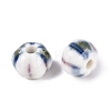 Vintage Handmade Porcelain Beads PORC-Q006-07A-2