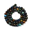 Natural Azurite Beads Strands G-P568-A02-01-3