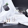 Acrylic Earring Displays EDIS-WH0013-04-4