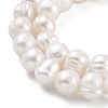 Natural Cultured Freshwater Pearl Beads Strands PEAR-C003-09B-4