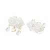 2Pcs 2 Styles Glass Bead & 304 Stainless Steel & 201 Stainless Steel Pendants PALLOY-MZ01307-01-2