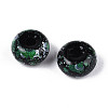 3/0 Baking Paint Glass Beads GLAA-G118-02H-2