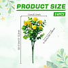 Plastic & Foam Lemon Artificial Simulation Eucalyptus AJEW-WH0709-472-2