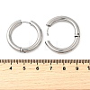 Tarnish Resistant 202 Stainless Steel Huggie Hoop Earrings EJEW-O087-08N-P-2