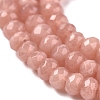 Dyed Natural Malaysia Jade Rondelle Beads Strands X-G-E316-2x4mm-42-9