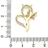 Brass Micro Pave Cubic Zirconia Pendants KK-L229-071G-3