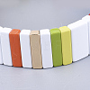 Tile Elastic Bracelets BJEW-Q697-04-4