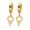 Snake Ion Plating(IP) 304 Stainless Steel Dangle Earrings EJEW-G400-47G-02-1