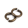 Brass Open Jump Rings KK-NH0012-01A-AB-2
