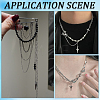 5M 304 Stainless Steel Paperclip Chains CHS-BM0001-09-5