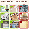 12 Sheets 12 Style PVC Stickers DIY-WH0570-001-5