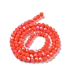 Opaque Glass Beads Strands EGLA-A035-P4mm-L03-2