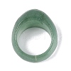 Natural Green Aventurine Finger Rings for Unisex G-Q601-19E-2