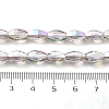 Electroplate Transparent Glass Beads Strands EGLA-M032-03A-HR03-2