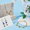 9Pcs 9 Colors Brass Cubic Zirconia Pendants ZIRC-FH0001-55-4
