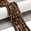 Natural Tiger Eye Beads Strands X-G-B107-B02-02-3
