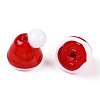 Christmas Theme Handmade Lampwork Beads LAMP-T021-04-01-1