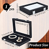 Rectangle Jewelry PU Leather Loose Diamond Storage Box CON-WH0094-45B-2