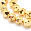 Electroplate Non-magnetic Synthetic Hematite Beads Strands G-L485-07A-G-2