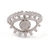 304 Stainless Steel Eye Open Cuff Rings for Women RJEW-G285-76P-2