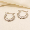 Stylish Stainless Steel Hoop Earrings for Women OK9057-9-1