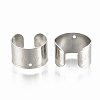 304 Stainless Steel Cuff Earrings X-STAS-S078-18-2