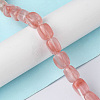 Cherry Quartz Glass Beads Strands G-F743-02D-2