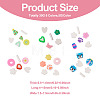 30G 6 Colors Handmade Polymer Clay Sprinkles Mix CLAY-TA0001-17-3