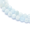Natural Aquamarine Beads Strands X-G-E411-19D-3mm-3
