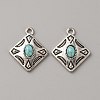 Tibetan Style Alloy Pendants TIBEP-CJC0002-11A-2