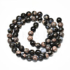 Natural Llanite Beads Strands G-R485-12-6mm-2