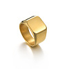 Square Titanium Steel Finger Rings WGB1DFB-31-2