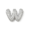 Brass Micro Pave Cubic Zirconia Pendants KK-A300-02P-W-1