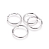 Tarnish Resistant 304 Stainless Steel Saw Cut Open Jump Rings STAS-P212-25P-01-1