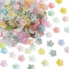 93G Frosted Acrylic Bead Caps FACR-YW0001-10I-1