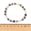 Natural Gemstone & Non-magnetic Synthetic Hematite & Shell Pearl Beaded Bracelets for Women BJEW-JB13892-5