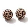 Silicone Beads Loose Silicone Beads Kit Leopard Print Silicone Beads for Keychain Making Bracelet Necklace FIND-SZC0014-170-2