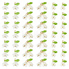 60Pcs 3 Styles ABS Plastic Imitation Pearl & Acrylic Pendants PALLOY-TAC0280-2