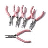 (Defective Closeout Sale: Yellowing) 45# Carbon Steel Jewelry Pliers PT-XCP0001-15-1