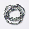 Electroplate Glass Beads Strands EGLA-A034-J3mm-Q07-2
