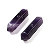 Natural Amethyst Double Terminal Pointed Beads G-A231-01F-2