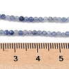 Natural Blue Aventurine Beads Strands X-G-M449-B01-2mm-5