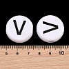 Opaque Acrylic European Beads AC-CBA3BDD-01V-3