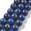 Natural Lapis Lazuli Beads Strands G-P348-01-8mm-1