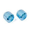 Electroplate Column Glass Beads EGLA-A043-02-AB13-2