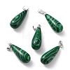 Synthetic Malachite Pendants G-F707-19-1