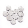 Non-Tarnish 304 Stainless Steel Charms STAS-E455-02P-12mm-2