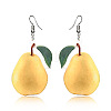 Acrylic & Alloy Dangle Earrings WGEBD91-03-1