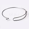 Adjustable 304 Stainless Steel Expandable Bangle Making BJEW-L604-09P-3