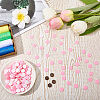 150Pcs Self-adhesive Felt Round Sheet DIY-CP0013-91C-4